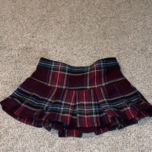 Abercrombie Plaid Mini Skirt